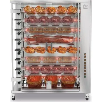 Zahradní gril Gril plynový jehlový Rotisol Special-Market 1425-8SMiG s podstavcem