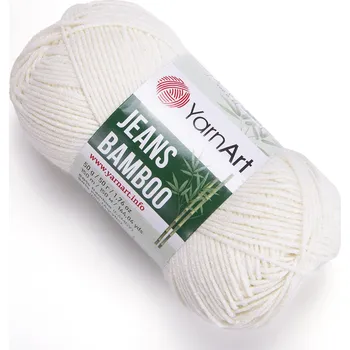 Příze YarnArt Jeans Bamboo 102 - smetanová