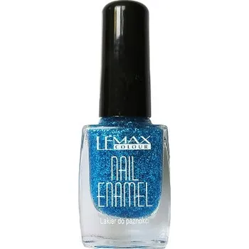 Lak na nehty LEMAX Třpytivý lak na nehty modrý 9ml