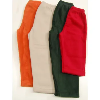 Malé děti Tepláky fleece 98 oranžová