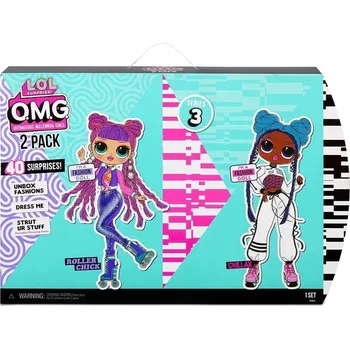 MGA L.O.L. Surprise OMG S3 Roller Chick and Chillax 25 cm