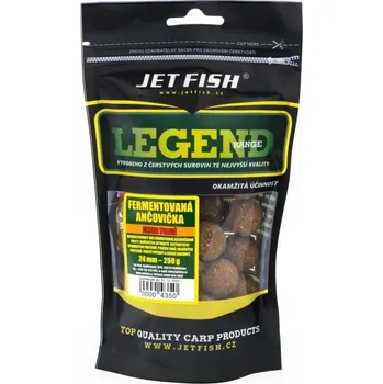 Boilies Jet Fish Extra Tvrdé Boilie Fermentovaná Ančovička 250 g - 24 mm