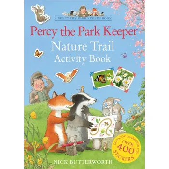 Cizojazyčná kniha Percy the Park Keeper Nature Trail Activity Book – NICK BUTTERWORTH (EN)