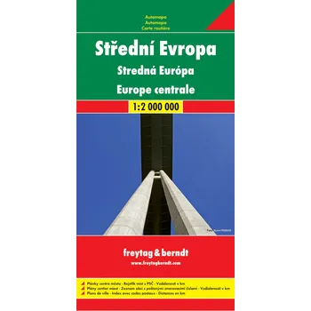 Autoatlas: Střední Evropa 1:2 000 000 - Freytag & Berndt