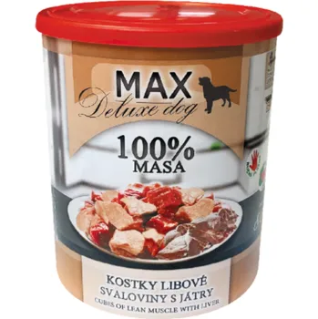 MAX deluxe kostky libové svaloviny s játry 800g