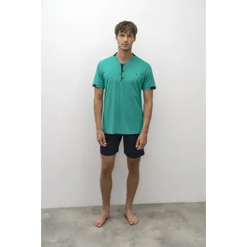 Pánské pyžamo Pánské pyžamo 16665-594 - Vamp zelená M