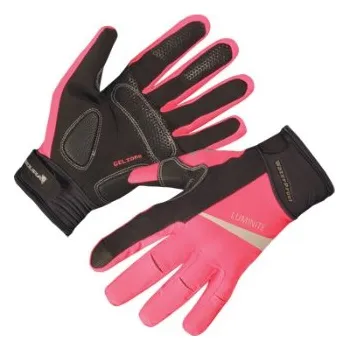 Cyklistické rukavice Dámské rukavice Endura Luminite, růžové