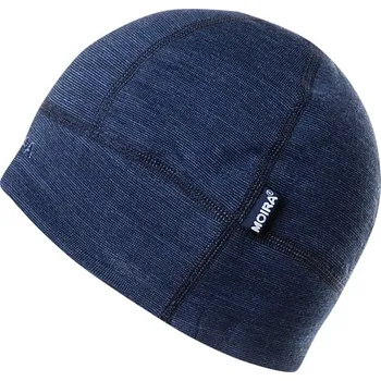 Čepice MOIRA Funkční čepice tvarovaná TRIO NEW - tmavě modrý melír L-XL