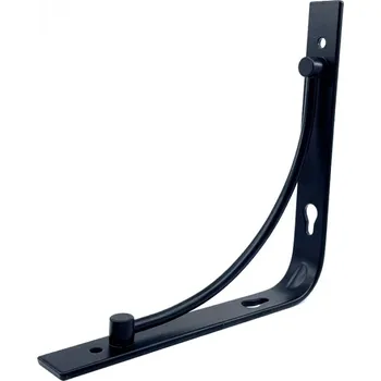 Držák na polici Domax Bow 150 150 x 150 mm černá