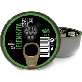 Krmivo pro kočku FALCO CAT 120g jelen kýta