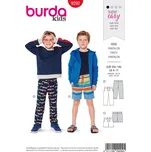 Burda Střih 9292 dětské tepláky/kraťasy