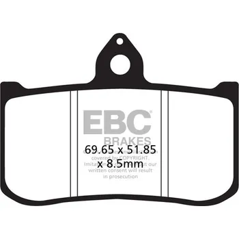 Brzdový systém Brzdové destičky EBC EPFA239HH
