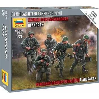 Plastikový model Wargames (WWII) figurky 6270 - German Panzergrenadiers (1:72)