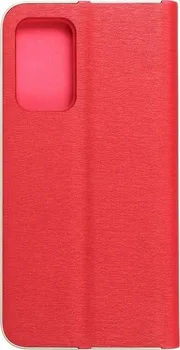Pouzdro na mobilní telefon Forcell Luna Book pro Samsung Galaxy A52 červené