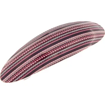 Spona do vlasů ve tvaru oválku, fialové barvy 8000298