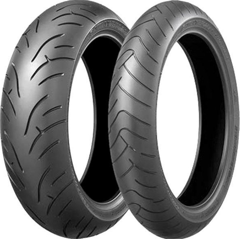 BRIDGESTONE 180/55 ZR17 73W BT023 R TL - Pneu Moto Été Haute Performance