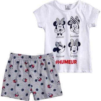 Dívčí pyžamo Dívčí pyžamo DISNEY MINNIE HUMEUR bílé Velikost: 98
