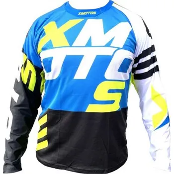 Helma na motorku Moto dres XMOTOS pro dospělé (černá/žlutá/modrá/bílá) M