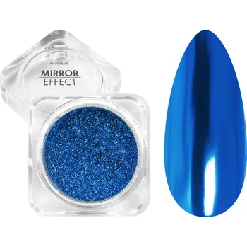 Umělé nehty NANI leštící pigment Mirror Effect - Blue
