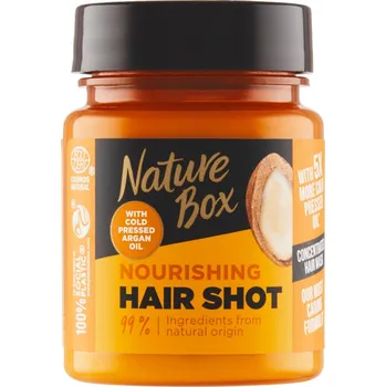 Nature Box Argan Hair Shot regenerační maska na vlasy 60 ml Vlasová regenerace Nature Box Argan Hair Shot regenerační maska na vlasy 60 ml