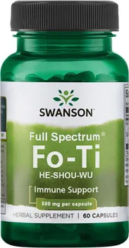 Přírodní produkt Swanson Fo-Ti 500 mg 60 cps.