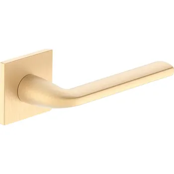 Dveřní kování Klika Bella Q Slim - kartáčovaná mosaz (komplet 2ks)