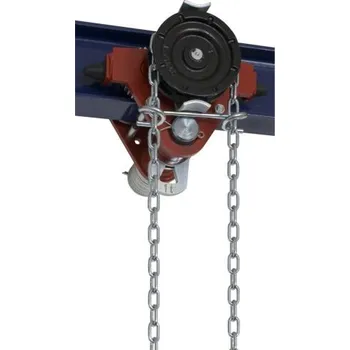 řetězový zvedák Závěs pojízdný s ovládáním BRANO Z420-B jednonosníková kočka 3,2t 82-226mm, délka řetězu 6 m