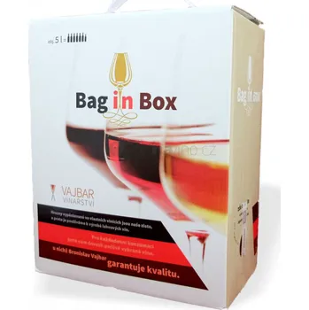 Víno Vinařství Vajbar Zweigeltrebe rosé polosuché 5L 11%