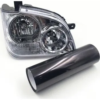 Polep vozidla Fólie na světla, tmavě černá 30x100cm