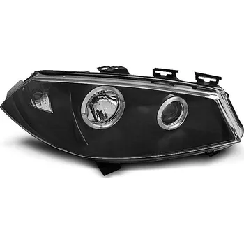 Přední světlomet TUNING-TEC Přední světla Renault Megane 03-05 Angel Eyes - černé