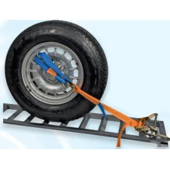 Upínací popruh 50H-CL2-2-DR-SPE-02.00 pás pro přepravu vozidel systém CL2, Vyberte variantu ráčny s dvojitým hákem krátké provedení 0,3m, Barva oranžová