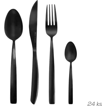 Příbor Orion příbory nerez 24 ks BLACK Luxure (Orion příbory nerez 24 ks BLACK Luxure)