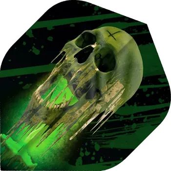Příslušenství pro šipky Letky Designa Horror Show No2 Melting Skull Standard
