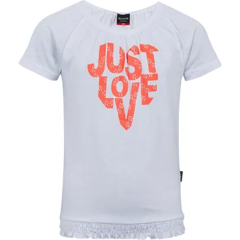 Dívčí tričko Dívčí triko s krátkým rukávem SAM 73 JAYLENE GT 565 BÍLÁ 116