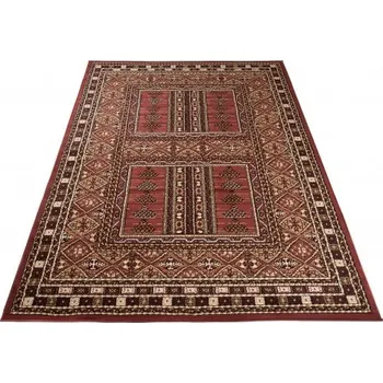 Koberec Makro Abra Klasický kusový koberec EUFRAT J930A hnědý Rozměr: 120x170 cm