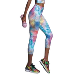 Bas Bleu Dámské sportovní legíny Bas Black Tessera 70 XL Vícebarevná