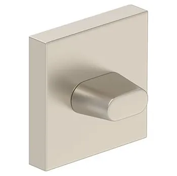 Dveřní kování Rozeta na WC hranatá saténový nikl velvet - komplet 2ks