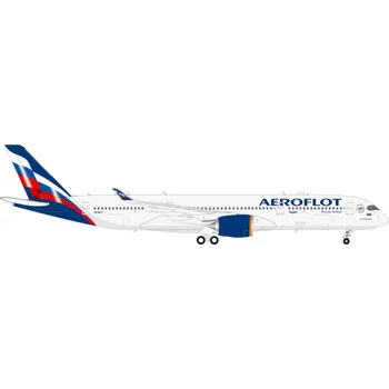 Plastikový model Herpa - Airbus A350-941, společnost Aeroflot "2000s" Colors. Named "P. Tchaikovsky / П. Чайковский", Rusko, 1/200