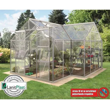 Skleník LANIT PLAST SIRIUS PC 4 mm stříbrný