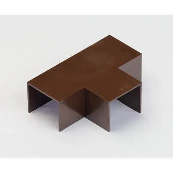 kabelová chránička MALPRO Kryt 40x40 T-kus hnědý 24040H