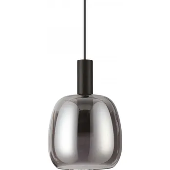 Ideal Lux 275581 LED závěsné stropní svítidlo Coco-1 sp 1x7W | 660lm | 3000K - kouřová, černá + Philips 8719514257566 LED žárovka 1x8W-60W | E27 | 806lm | 2700K