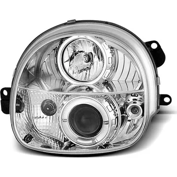 Přední světlomet TUNING-TEC Přední světla Renault Twingo 92-98 Angel Eyes - chrom