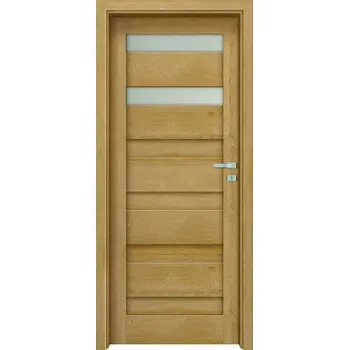 Interiérové dveře Interiérové dveře EGO LINE MATERA 2 - Dub Evropský B639, levé "60", zámek pro WC