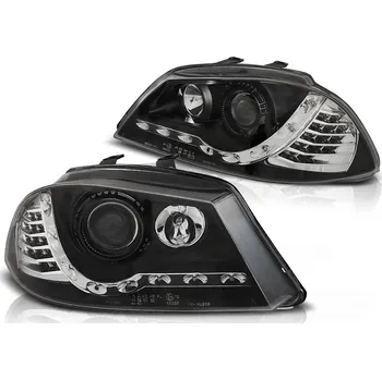 Přední světlomet Tuning Tec Přední světla ,SEAT IBIZA 6L 04.02-08 DAYLIGHT černé