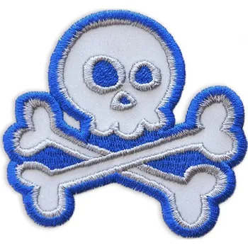 Textilní nažehlovací páska Engross Nažehlovačka reflexní Lebka