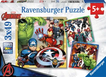 Puzzle Ravensburger Marvel Avengers 3x 49 dílků