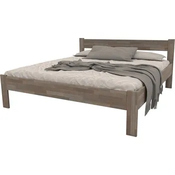 Postel Sconto Frida II 180 x 200 cm buk/šedá