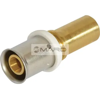 Fitinka Gabotherm Přechod lisovací kovový s násuvným koncem GT-M-PU 20 x 2,0 - 18 mm Cu, 04017