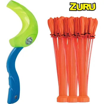 Dětský míč ZURU Vodní balónková bitva s vrhačem oranžová (2942)