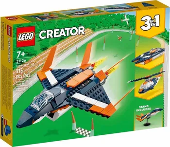 Stavebnice LEGO LEGO Creator 3v1 31126 Nadzvukový tryskáč